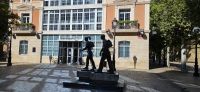 Logrono, Wanderer Denkmal
