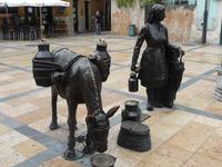 Milchverkäuferin in Oviedo