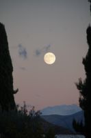 Mond über Granada