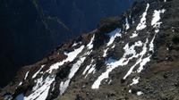 Schnee! Und das im April! Aber bei 2000 Meter Höhe kein Wunder.