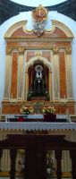 Schwarze Virgin de los Dolores 
