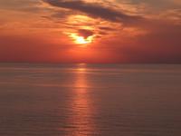 Sonnenuntergang am letzten Abend