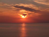 Sonnenuntergang am letzten Abend