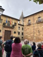 Spanien, Oviedo, Blick auf die Kathedrale