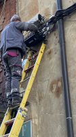 Spanien, Salamanca, Elektriker bei der Arbeit