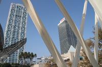Spaziergang am Strand von Barcelona