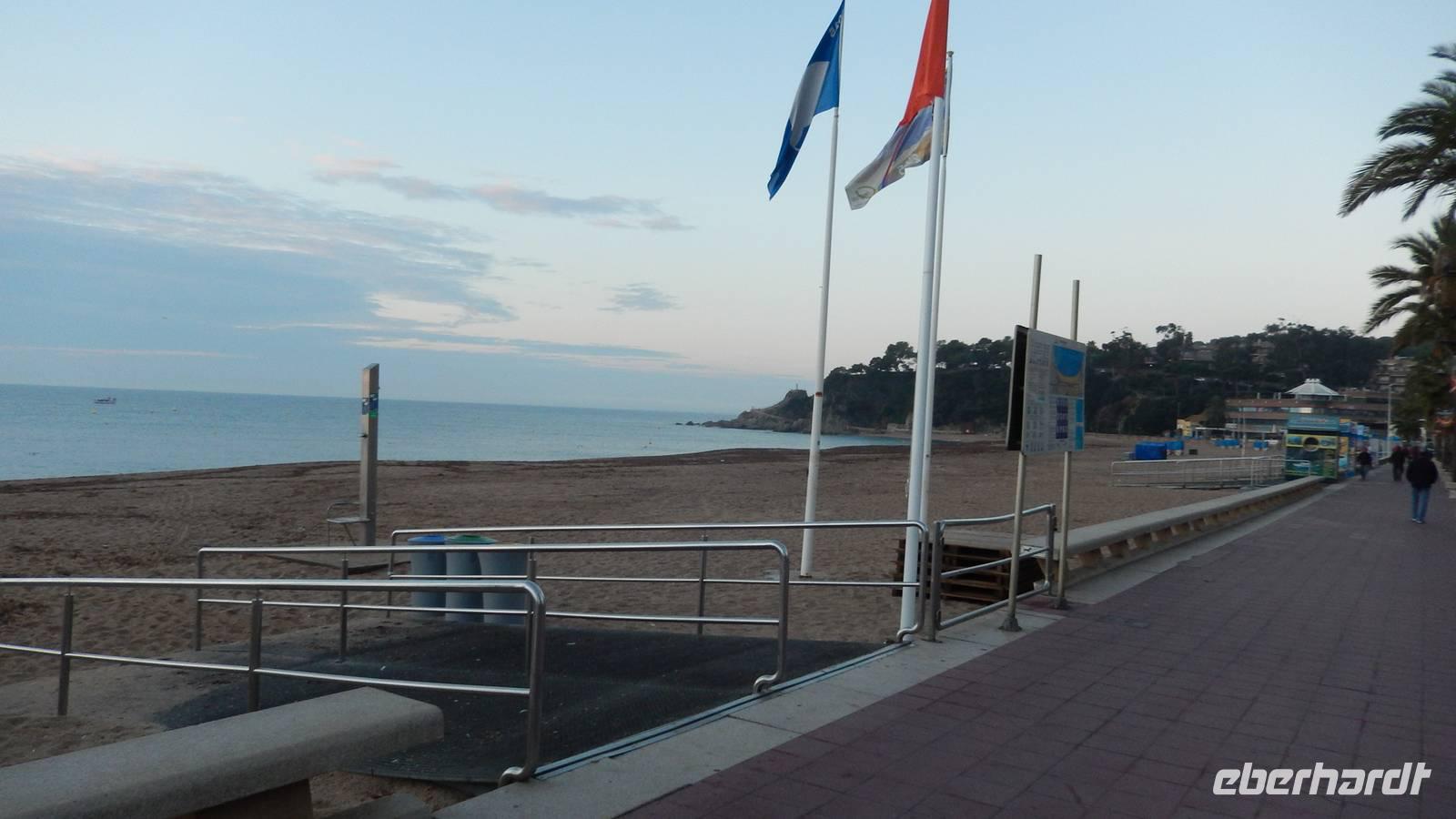 Strand an der Costa Brava