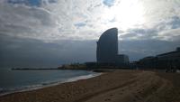 Strandspaziergang in Barcelonetta