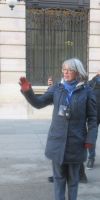 Unsere Reiseleiterin Angela erklärt