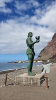 Valle Gran Rey, Denkmal für den Guanchen Krieger Hautacuperche