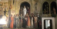 Wandbild im Alkazar von Segovia mit Isabella der Katholischen