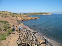 Wanderung von Cala Tirant an den Strand von Binimel-lá