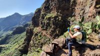 Wanderweg im Barranco Guarimiar