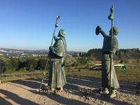 bei Santiago, auf dem Monte del Gozo 