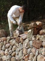 die Künstler bei der Arbeit