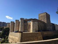 in Saragossa - Alfajeria, Sitz des Parlaments 
