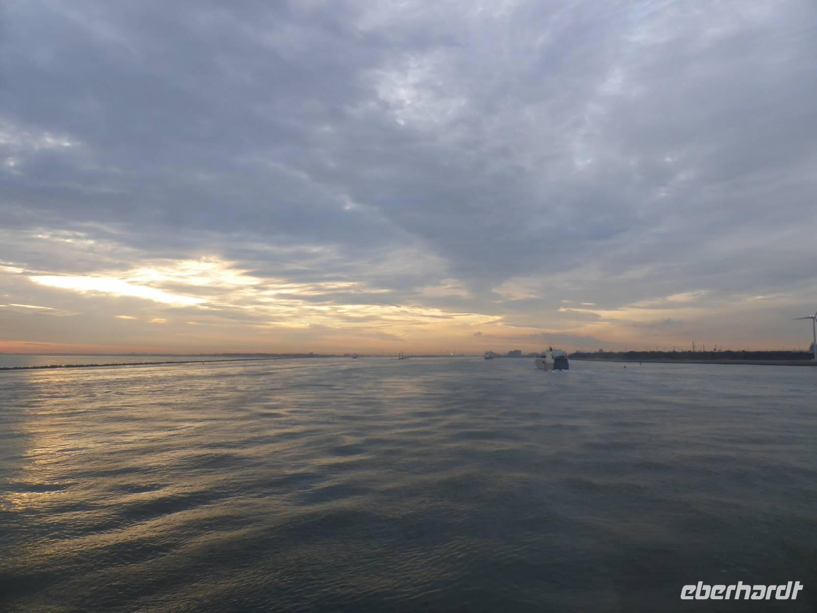 Ankunft in Hoek van Holland