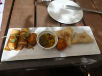 Südafrika - Weingut Delheim - Samosas