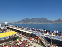 Südafrika - Einlaufen in Kapstadt