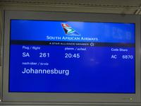Abflug nach Südafrika