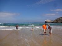 Füße abkühlen - Robberg Nature Reserve