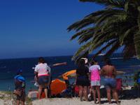 Ferienzeit in Südafrika = volle Strände