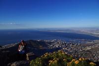Auf dem Tafelberg - Blick auf Kapstadt