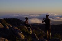 Sonnenuntergang auf dem Tafelberg