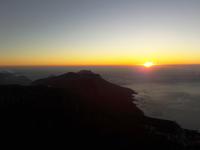 Sonnenuntergang auf dem Tafelberg