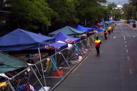 Absperrungen in Kapstadt