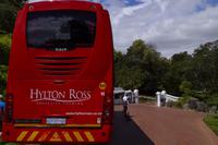 Boutique Weingut Constantia Glen - unser Bus zu groß