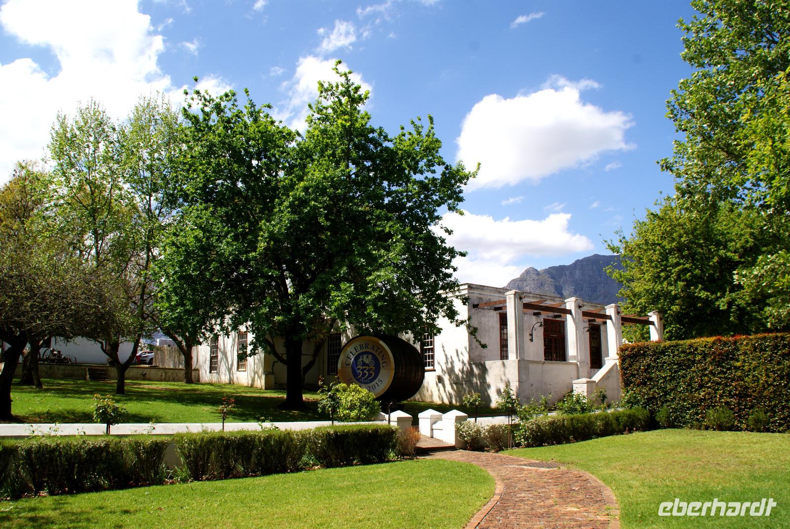 Auf dem Weingut Blaauwklippen