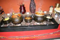 Abschiedsessen im Chief's Boma/Indaba Hotel Johannesburg