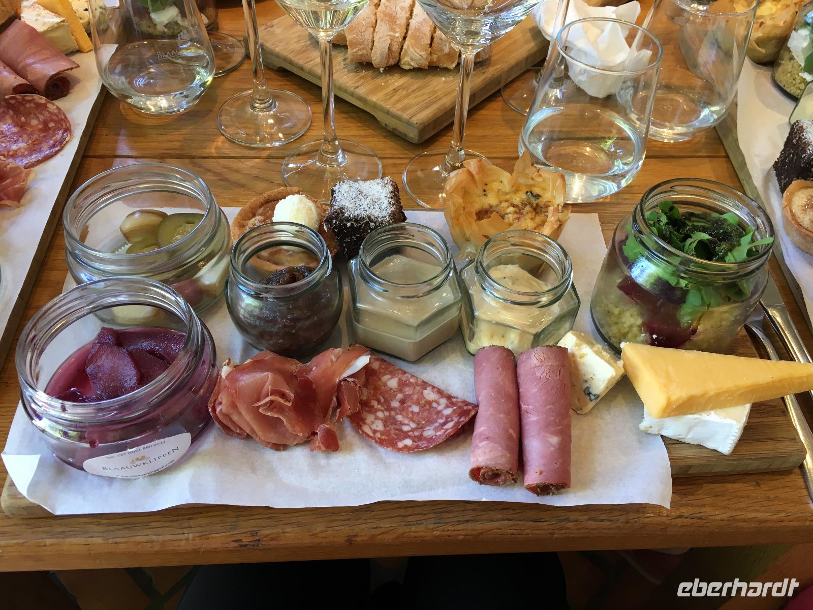 Weinprobe und Mittagessen in Blaauwklippen