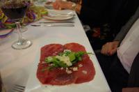 Silvester-Abendessen an der 