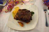 Silvester-Abendessen an der 