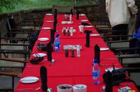 Frühstück im Stone Camp