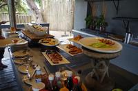 Frühstück in der Simbavati River Lodge