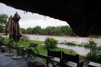 Frühstück in der Simbavati River Lodge