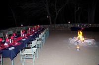 Mkhaya Game Reserve - Stone Camp - Dinner