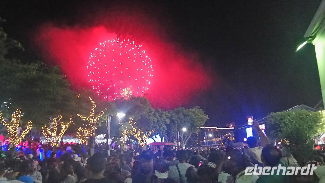 Sylvester an der Waterfront