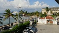Sansibar, Stone Town, Blick vom Balkon des Sultanspalastes