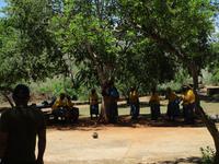 Empfang einer Musikgruppe