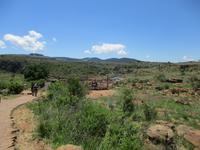 Weg zu den Bourke's Luck Potholes