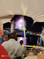 Feuerwerk an der Waterfront in Kapstadt