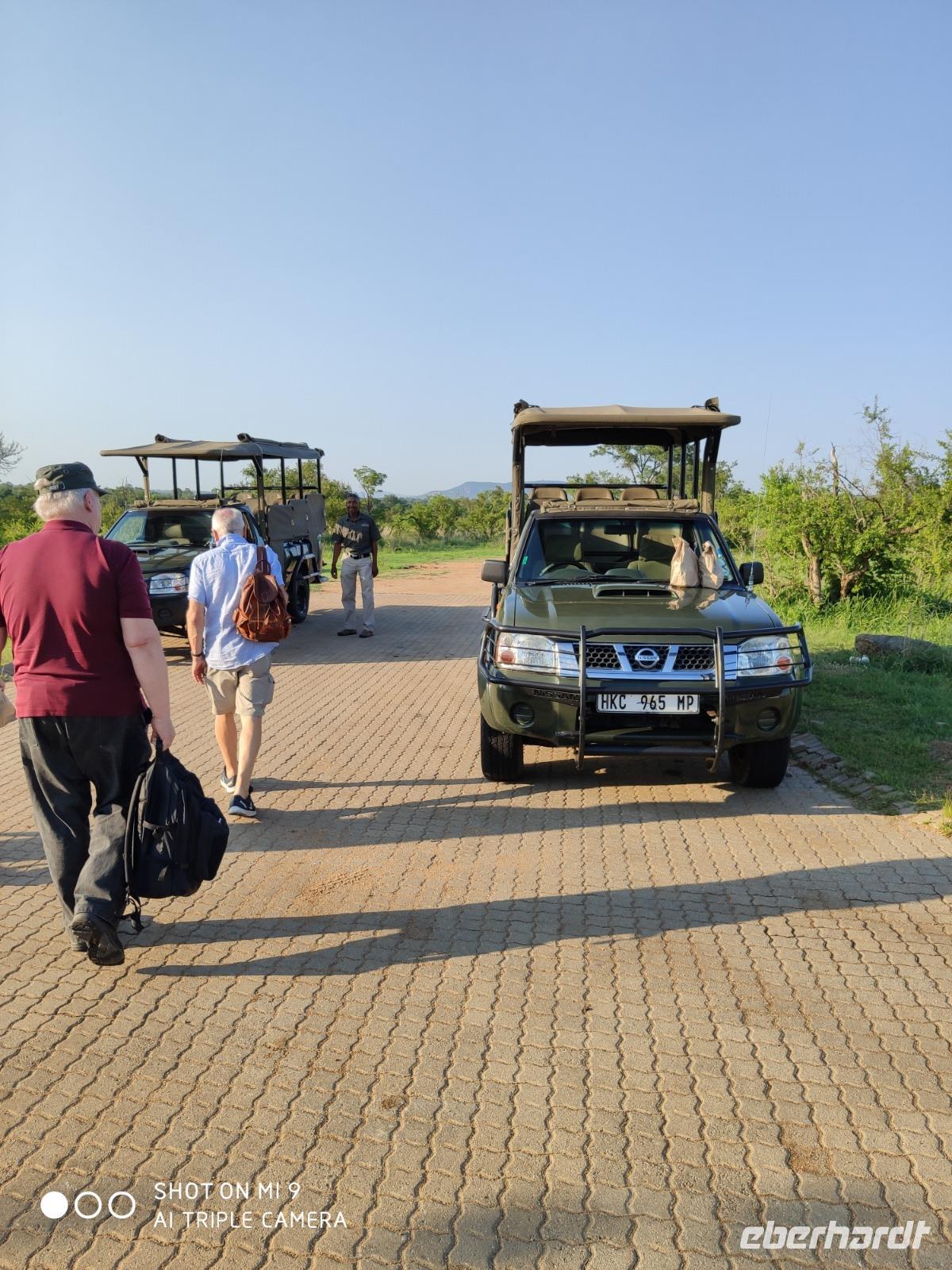 Jeeps für die Safari Tour