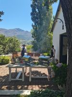 Herrliches Wetter am 1. Januar in Südafrika Franschoek Weinverkostung @ Anette Rietz