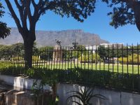 Blick auf den Tafelberg vom Park aus