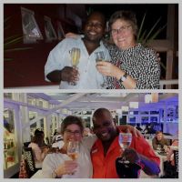 Südafrika - Kapstadt - Waterfront - Quay Four - Waiter Lovemore 2016 vs. 2024