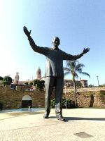 Statue von Nelson Mandela am Unions Building